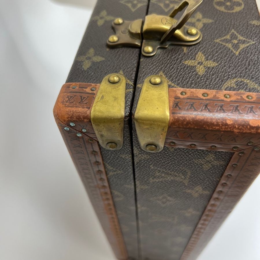 Louis Vuitton 古董手提硬殼行李箱 45 vintage 二手 中古-13