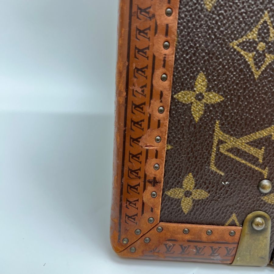 Louis Vuitton 古董手提硬殼行李箱 45 vintage 二手 中古-31