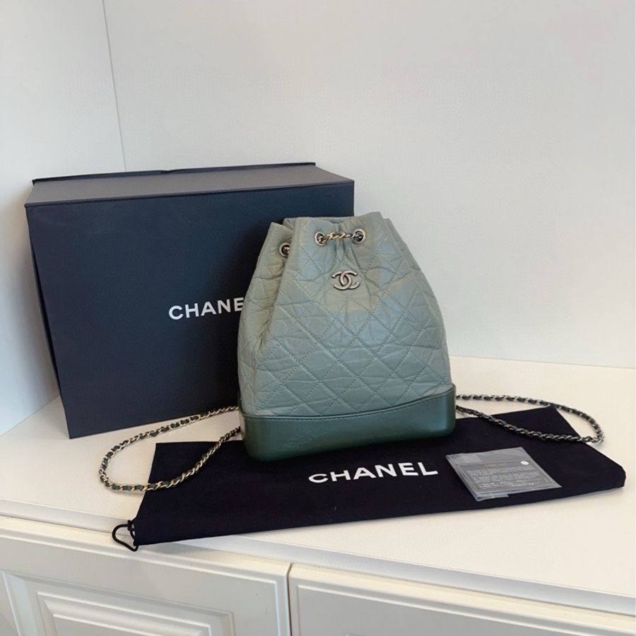 ✨Chanel Gabrielle 牛皮 流浪背包 99新全套-2