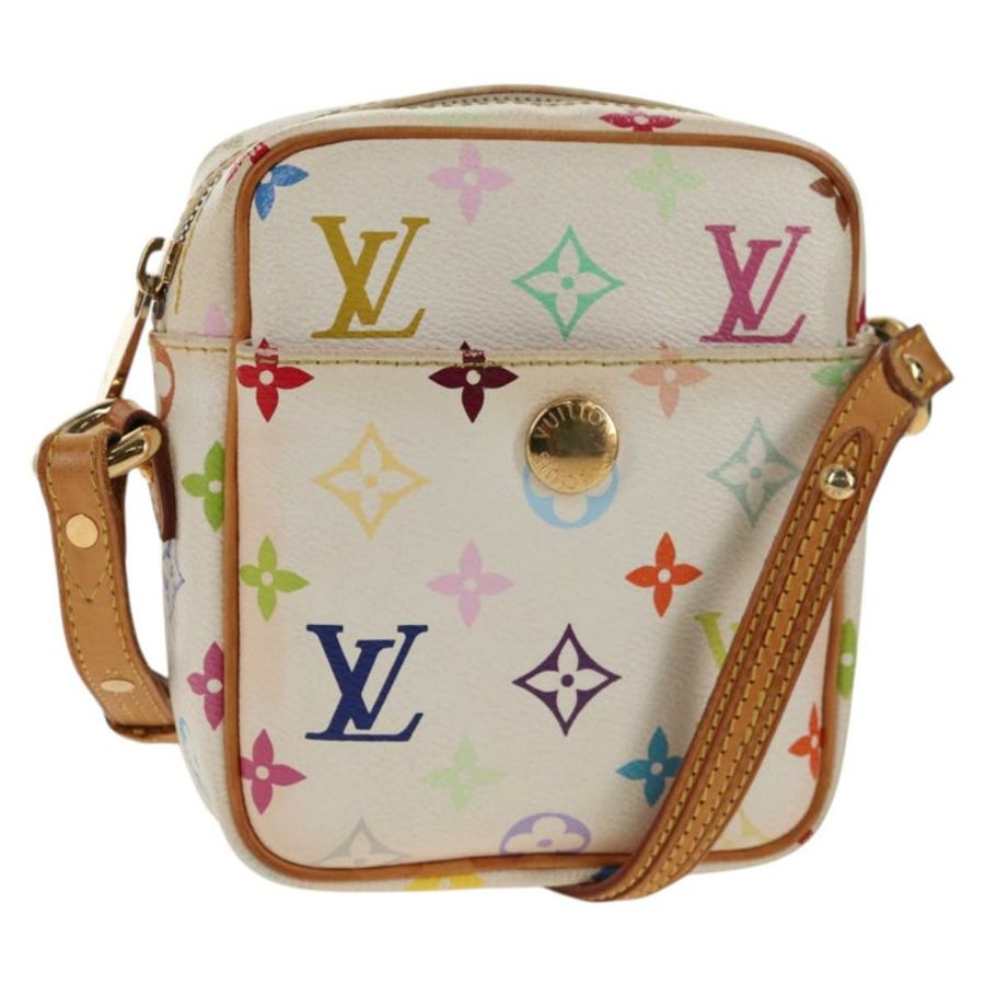 【日本直送】路易威登 Monogram Multicolor Lift 肩背包 白色 M40055 LV 正品 128929V-0