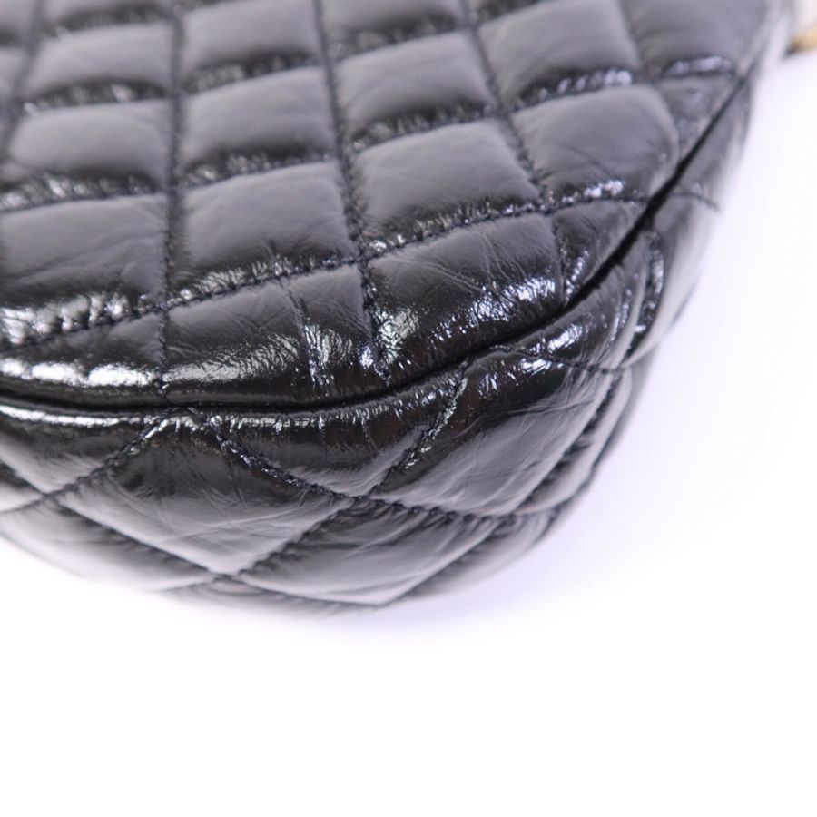 CHANEL 牛皮皮革Chain Shoulder Bag金扣鏈帶肩背袋-12