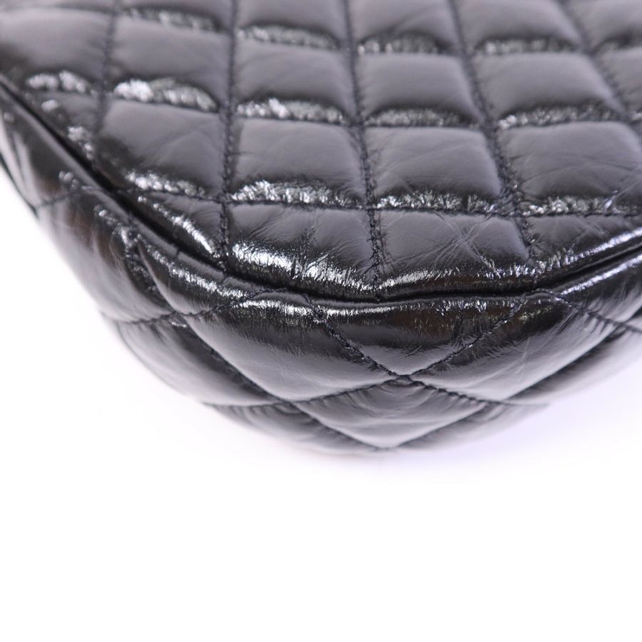CHANEL 牛皮皮革Chain Shoulder Bag金扣鏈帶肩背袋-13
