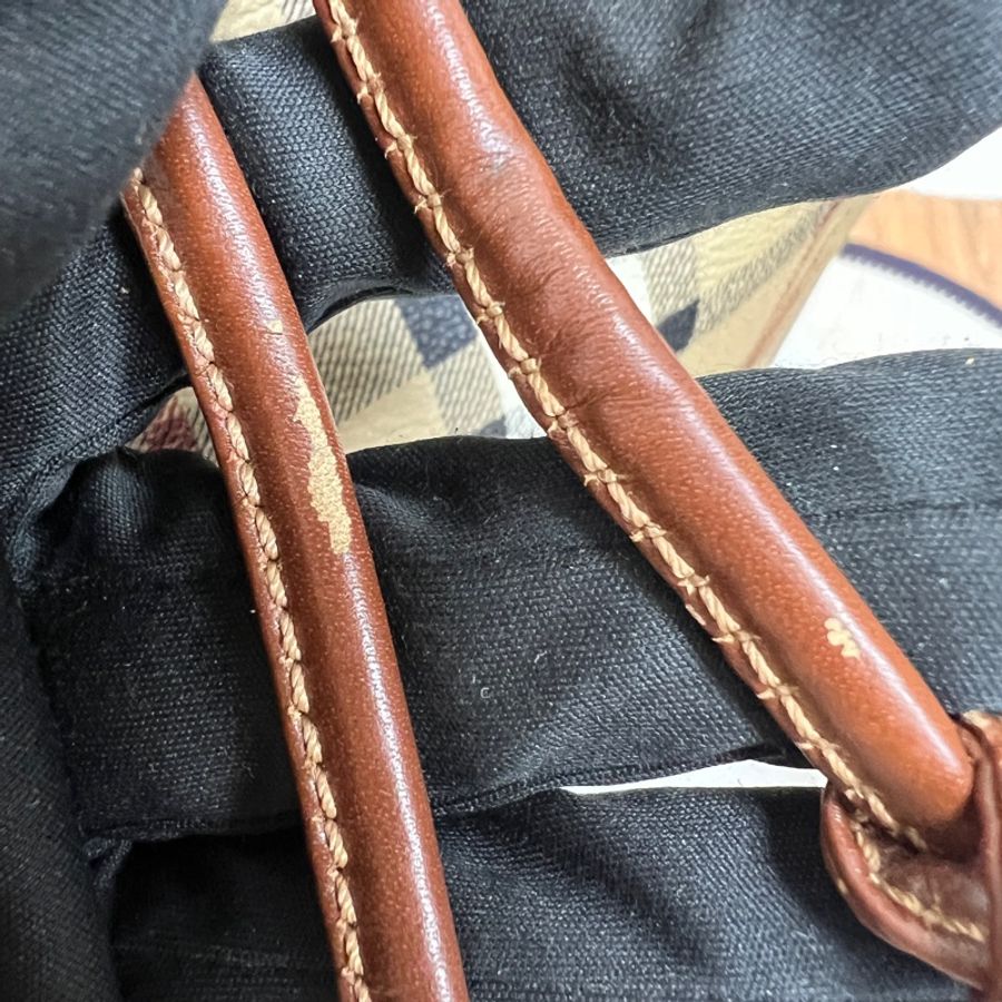 Burberry經典戰馬格紋水桶包 vintage 二手 中古-18