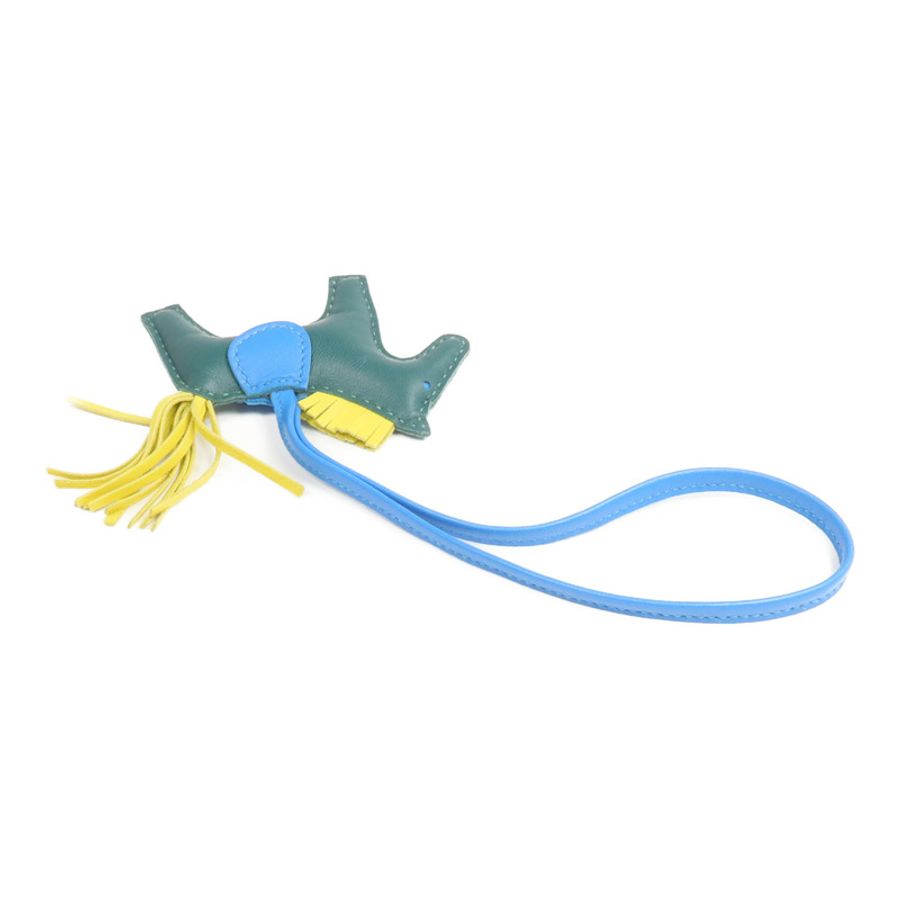 HERMES Milo皮革Rodeo PM掛飾-3