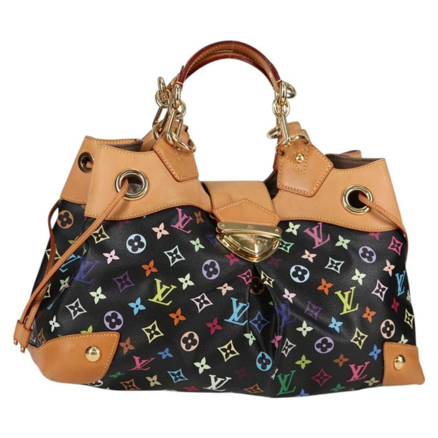 【日本直送】路易威登 Monogram Multicolor Ursula 手提包 黑色 M40124 LV 正品 123617SAV-0