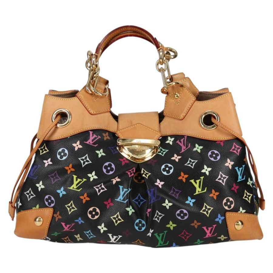 【日本直送】路易威登 Monogram Multicolor Ursula 手提包 黑色 M40124 LV 正品 123617SAV-12