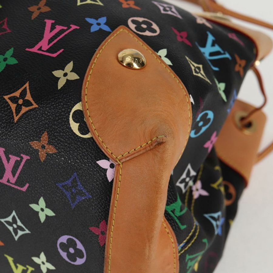 【日本直送】路易威登 Monogram Multicolor Ursula 手提包 黑色 M40124 LV 正品 123617SAV-14