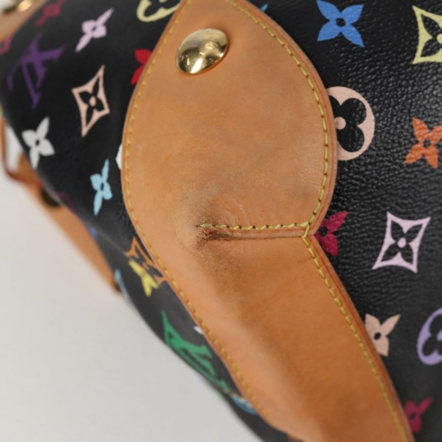 【日本直送】路易威登 Monogram Multicolor Ursula 手提包 黑色 M40124 LV 正品 123617SAV-15