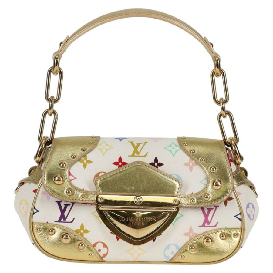 【日本直送】路易威登 Monogram Multicolor Marilyn All Bag 白 M40206 LV 正品 124890SAV-1