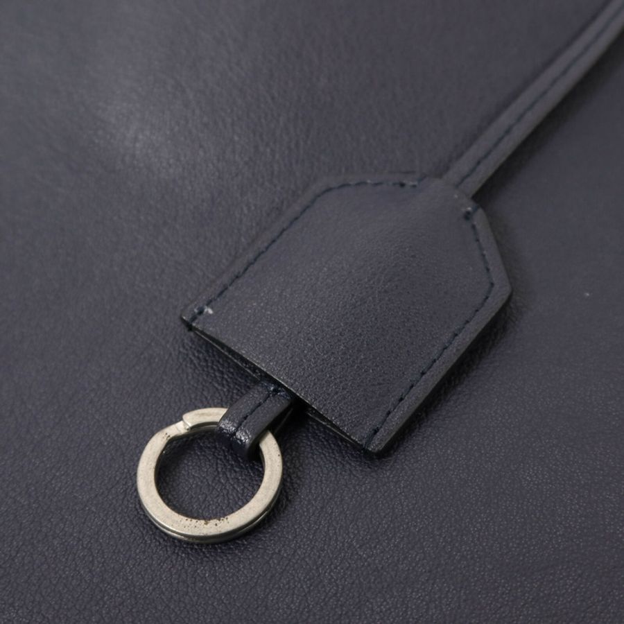 YVES SAINT LAURENT 牛皮皮革Tote Bag銀扣手挽袋-14