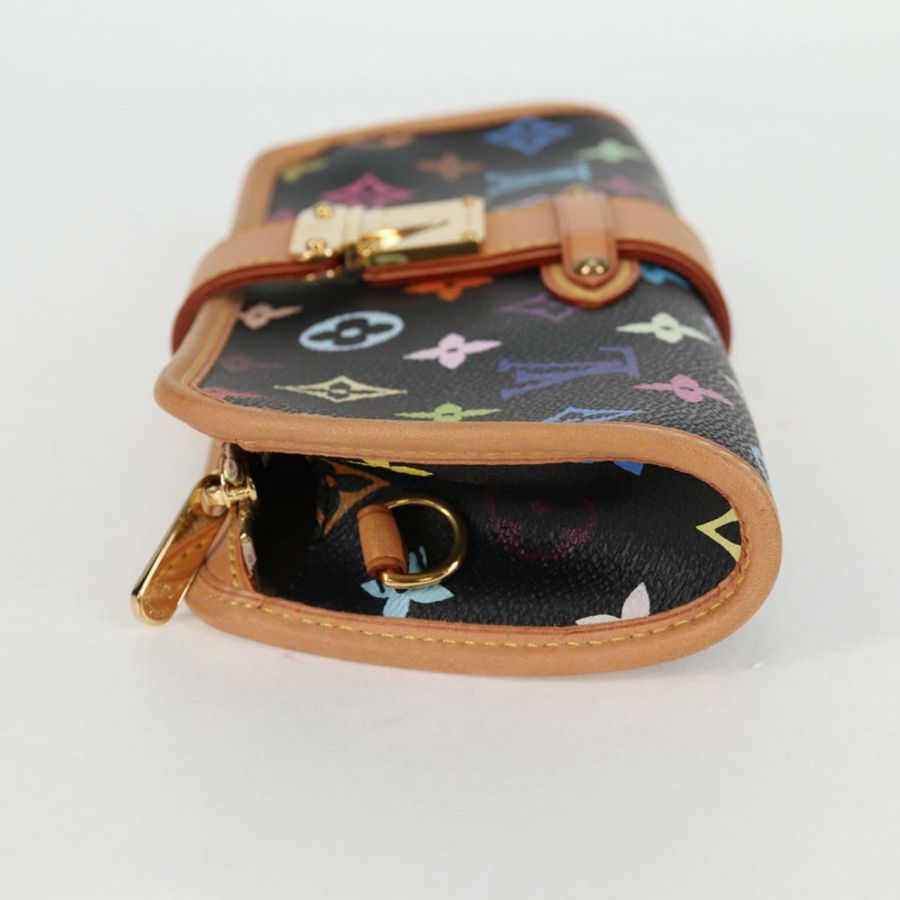 【日本直送】路易威登 Monogram Multicolor Shirley 單肩包 黑色 M40050 正品 121182SAV-2