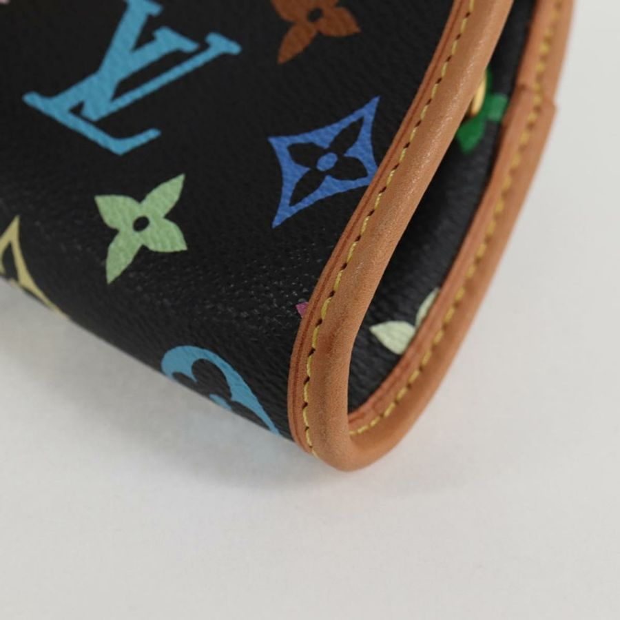 【日本直送】路易威登 Monogram Multicolor Shirley 單肩包 黑色 M40050 正品 121182SAV-13
