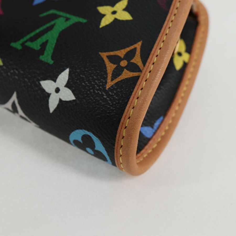 【日本直送】路易威登 Monogram Multicolor Shirley 單肩包 黑色 M40050 正品 121182SAV-15