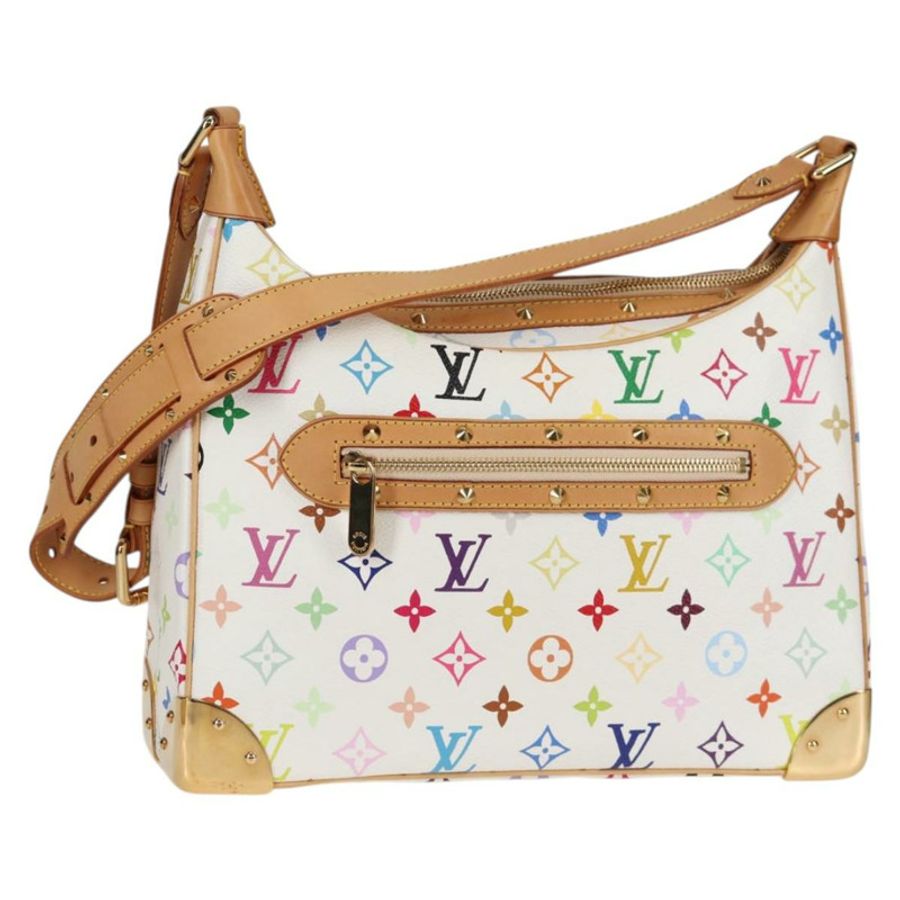 【日本直送】路易威登 Monogram Multicolor Boulogne 白手袋 M92660 正品 134950SAV-0
