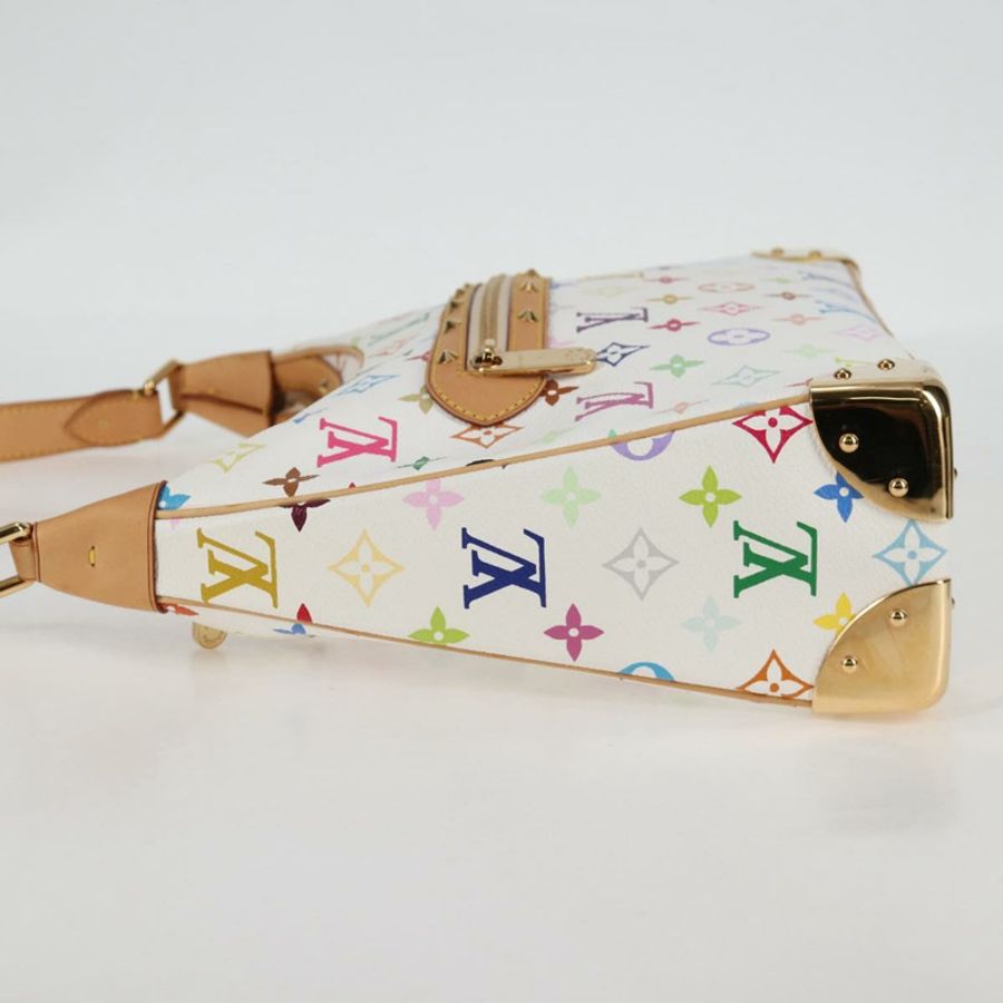 【日本直送】路易威登 Monogram Multicolor Boulogne 白手袋 M92660 正品 134950SAV-3