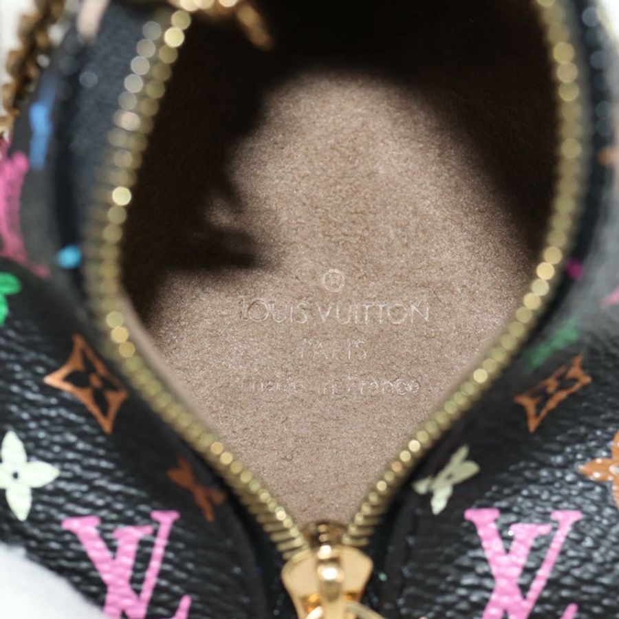 【日本直送】路易威登 Monogram Multicolor Berlingo 零錢包 黑色 M58029 正品 152663V-9