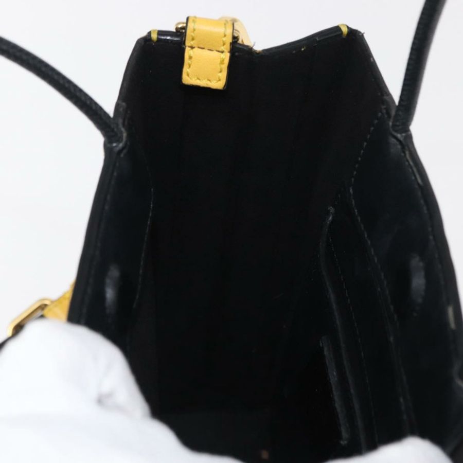 【日本直送】FENDI 手提包 皮革 兩用 黃色 金色 正品 BA7681-20