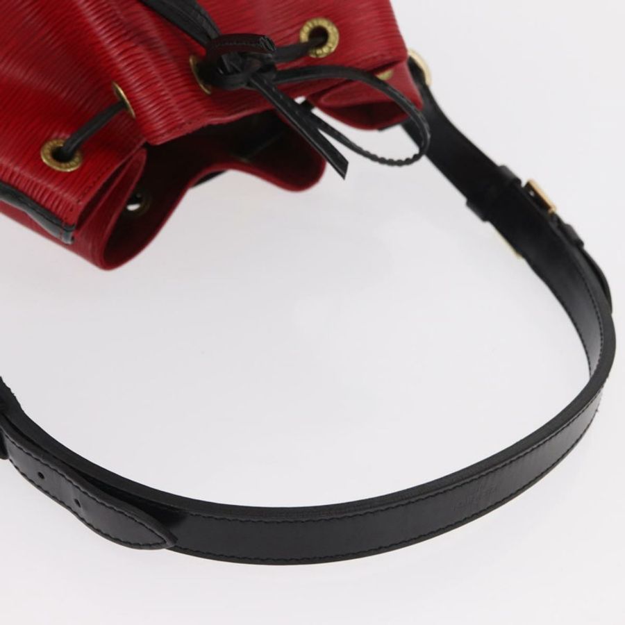 【日本直送】路易威登 Epi Petit Noe 雙色肩背包 黑紅 M44017 LV 正品 153507-6