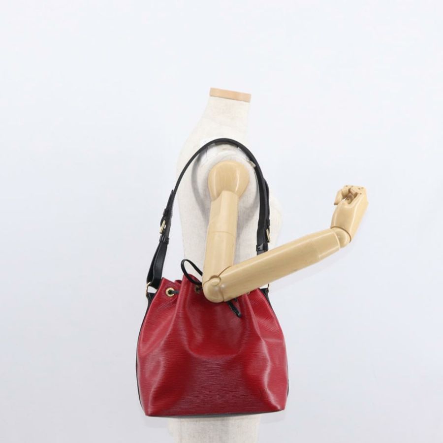 【日本直送】路易威登 Epi Petit Noe 雙色肩背包 黑紅 M44017 LV 正品 153507-20
