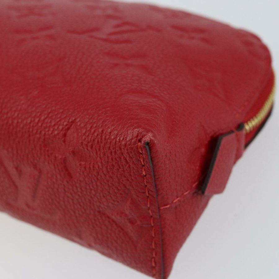 【日本直送】路易威登 Monogram Empreinte Pochette 小號手拿包 紅色 M69414 正品 154301V-6