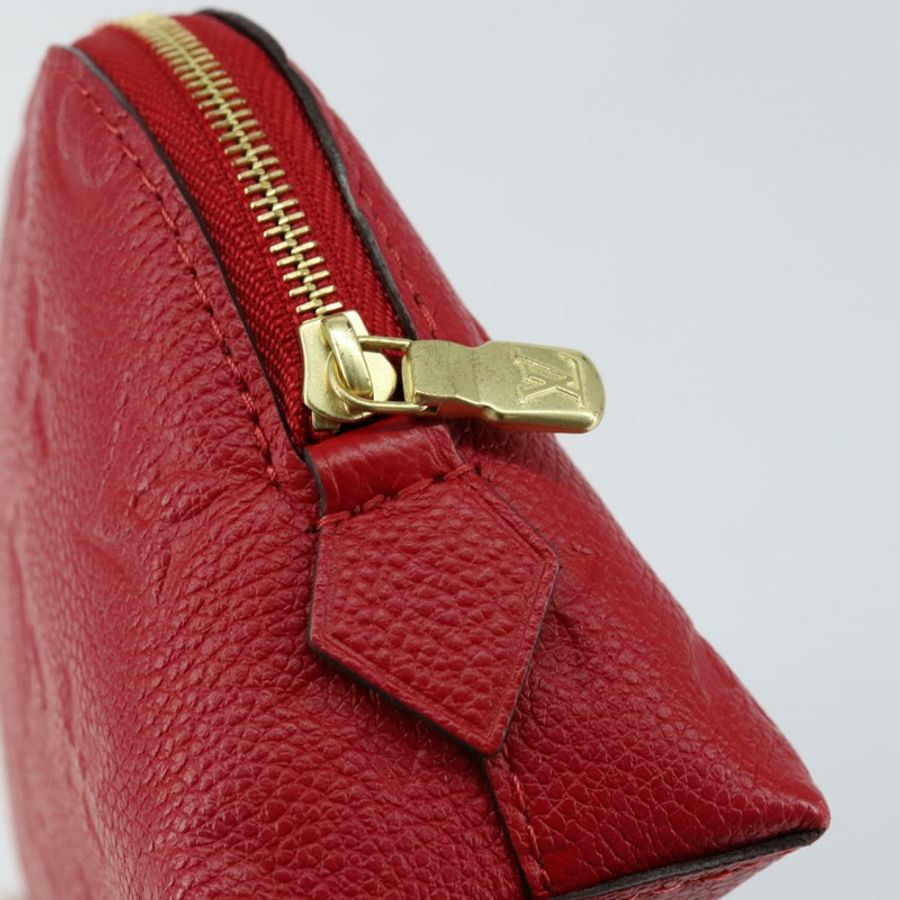 【日本直送】路易威登 Monogram Empreinte Pochette 小號手拿包 紅色 M69414 正品 154301V-7