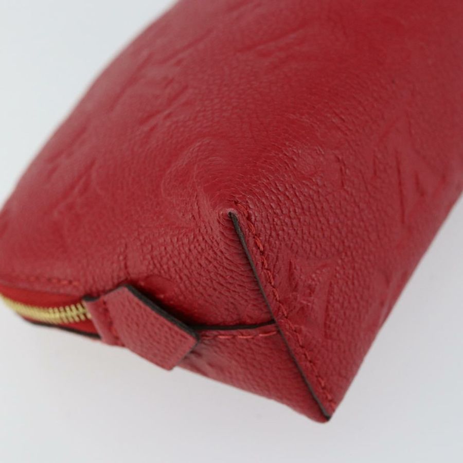 【日本直送】路易威登 Monogram Empreinte Pochette 小號手拿包 紅色 M69414 正品 154301V-15