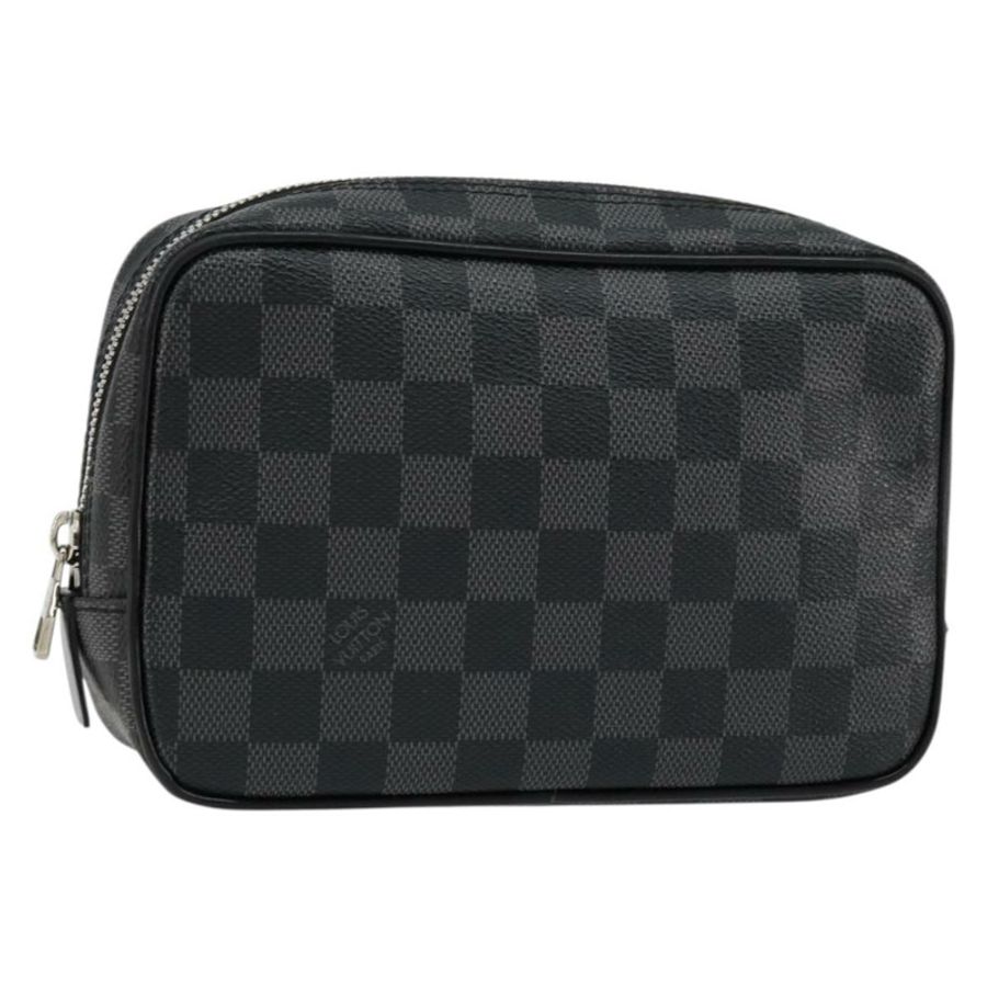 【日本直送】路易威登 Damier 石墨 Trousse 盥洗室小號手拿包 N47522 正品 152238-0