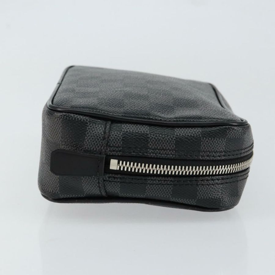 【日本直送】路易威登 Damier 石墨 Trousse 盥洗室小號手拿包 N47522 正品 152238-2