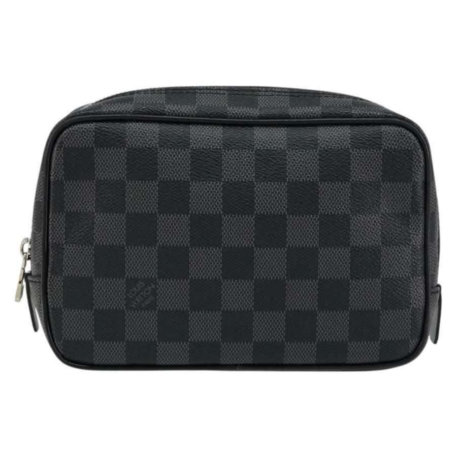 【日本直送】路易威登 Damier 石墨 Trousse 盥洗室小號手拿包 N47522 正品 152238-12