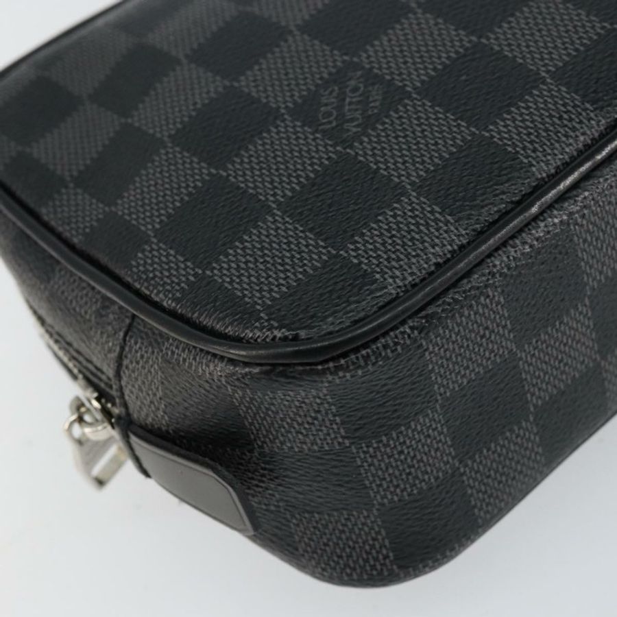 【日本直送】路易威登 Damier 石墨 Trousse 盥洗室小號手拿包 N47522 正品 152238-13