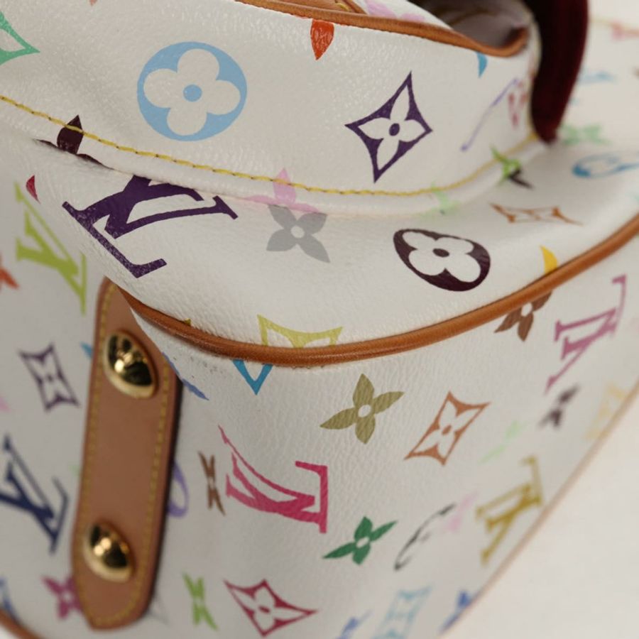 【日本直送】路易威登 Monogram Multicolor Rita 手提包 2way 白 M40125 LV Auth ka242AV-18