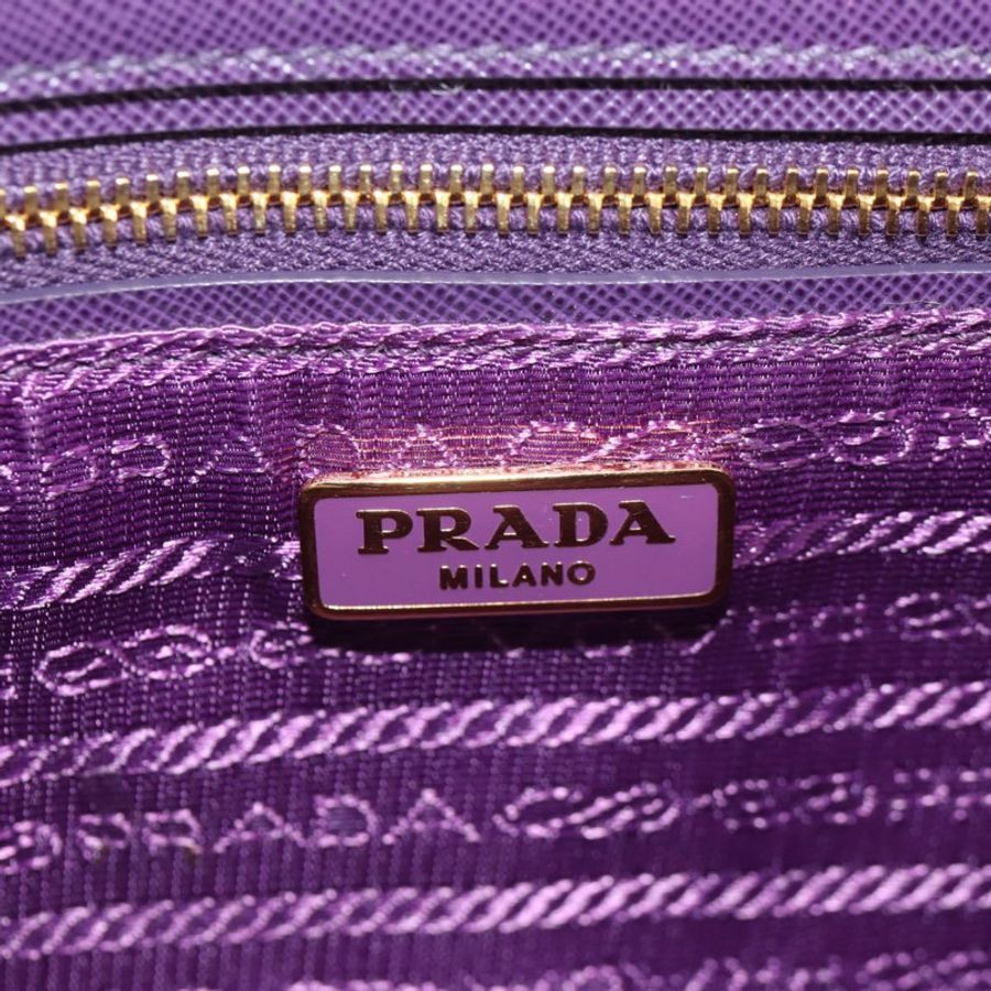 【日本直送】PRADA 尼龍紫色金色鏈條單肩包 正品 154699V-19