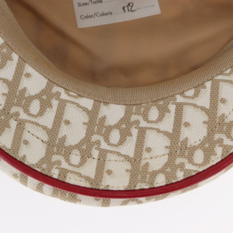 【日本直送】Christian Dior Trotter帆布帽 米色 Auth mr1632V-14