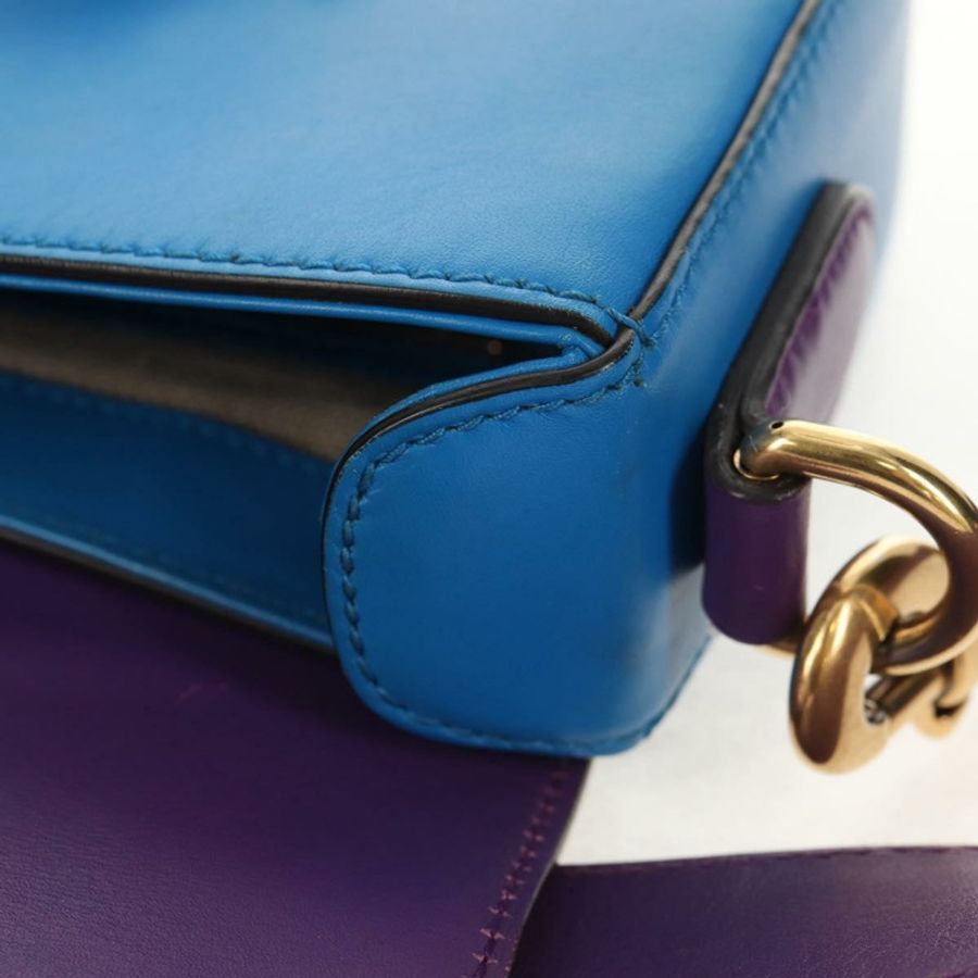 【日本直送】GUCCI 馬銜扣單肩包,皮革,紫色,金色,380573,正品編號 154070V-21