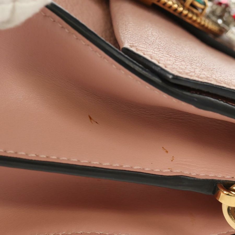 【日本直送】Miu Miu Mew Lady 手提包 皮革 2way 粉紅金配色 正品 154917V-13