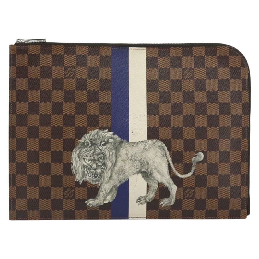 【日本直送】路易威登 Damier Savannah Pochette Jules GM 手拿包 N63345 LV 正品 ti3498-12