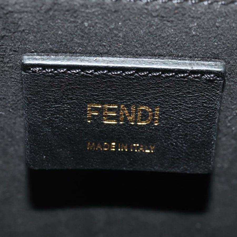 【日本直送】FENDI 皮革單背包 米色 金色 正品 ka578M-19