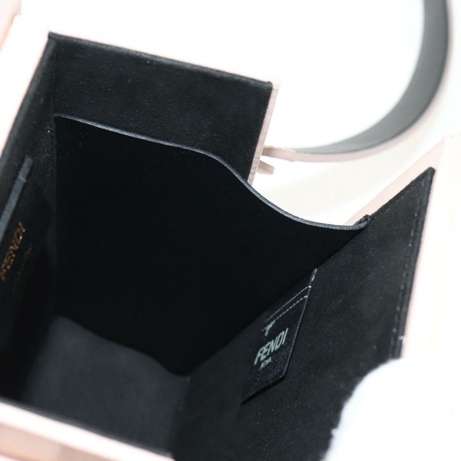 【日本直送】FENDI 皮革單背包 米色 金色 正品 ka578M-20