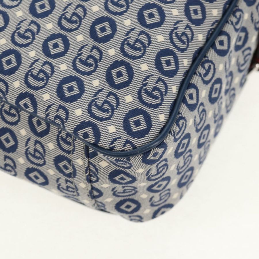 【日本直送】GUCCI帆布肩背包,藍銀色,貨號664143,正品,貨號BA8728SAV-15