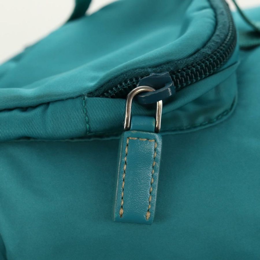 【日本直送】PRADA 雙肩包 尼龍材質 綠松石藍 銀色 正品 157362V-20