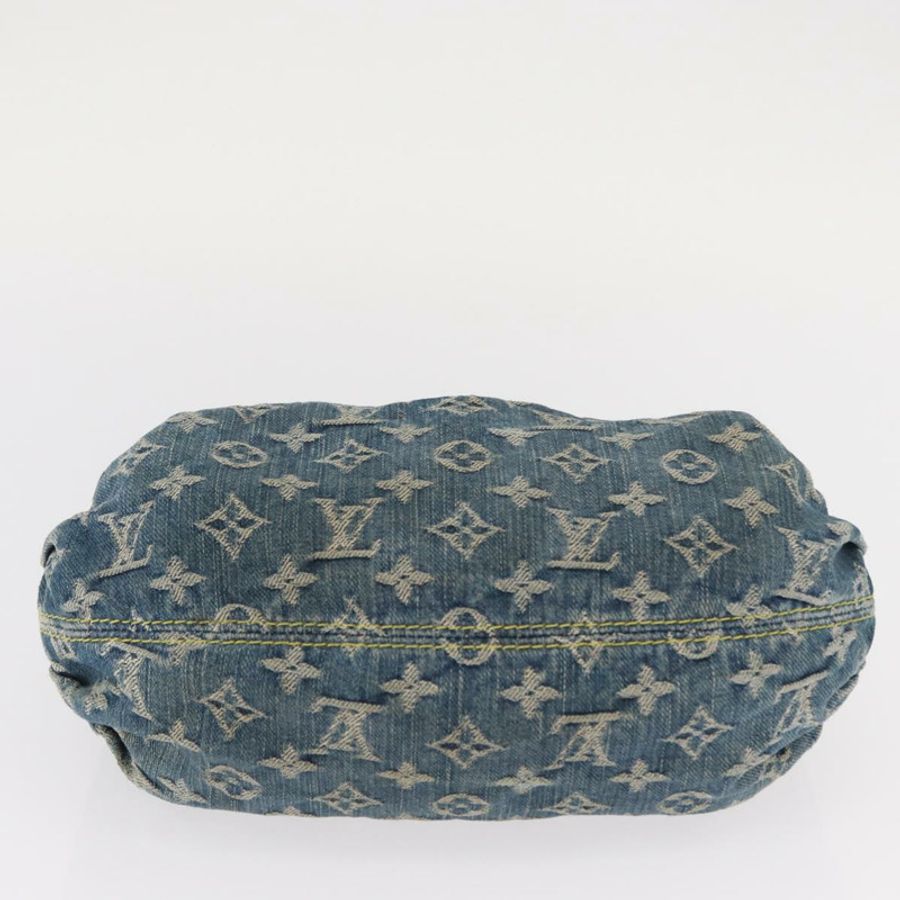 【日本直送】路易威登 Monogram Denim Preity 手提包 藍色 M95020 LV 正品 159703-4