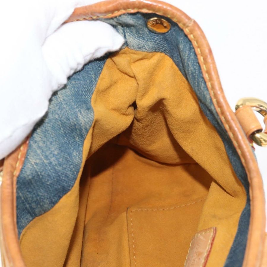 【日本直送】路易威登 Monogram Denim Preity 手提包 藍色 M95020 LV 正品 159703-18