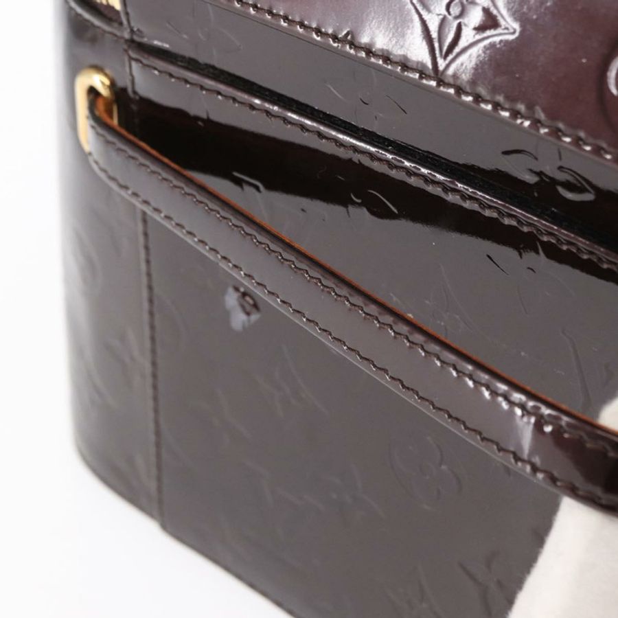 【日本直送】路易威登 Monogram Vernis Vanity GM Amarante M93512 Auth ka927-19