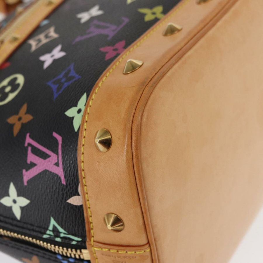 【日本直送】路易威登 Monogram Multicolor Alma 手提包 黑色 M92646 LV 正品 ka920SAV-8