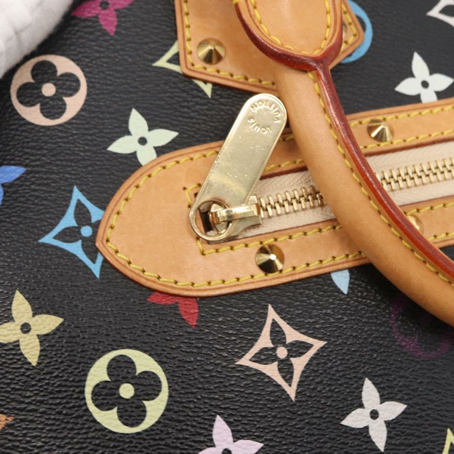 【日本直送】路易威登 Monogram Multicolor Alma 手提包 黑色 M92646 LV 正品 ka920SAV-19