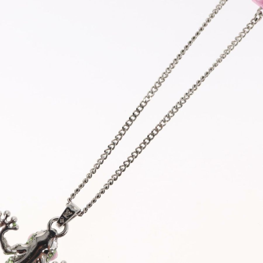【日本直送】路易威登 (LOUIS VUITTON) Collier LV Crazy Animals 項鍊 金屬 綠色 MP3390 正品 158659M-14