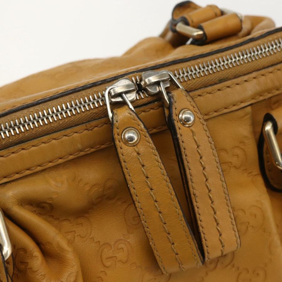 【日本直送】GUCCI GG帆布 Guccissima Sukey 皮革雙肩包 黃色 247902 正品 ep12527-17