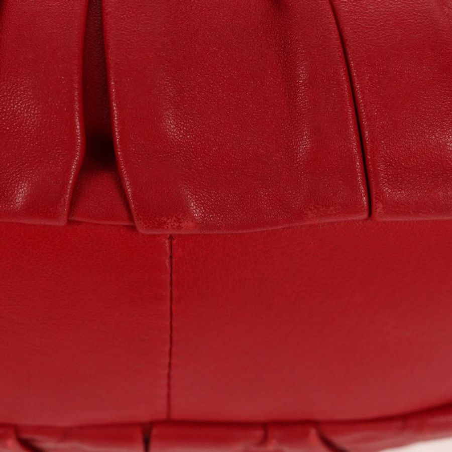 【日本直送】Christian Dior 紅色真皮單肩包,正品 158079V-15