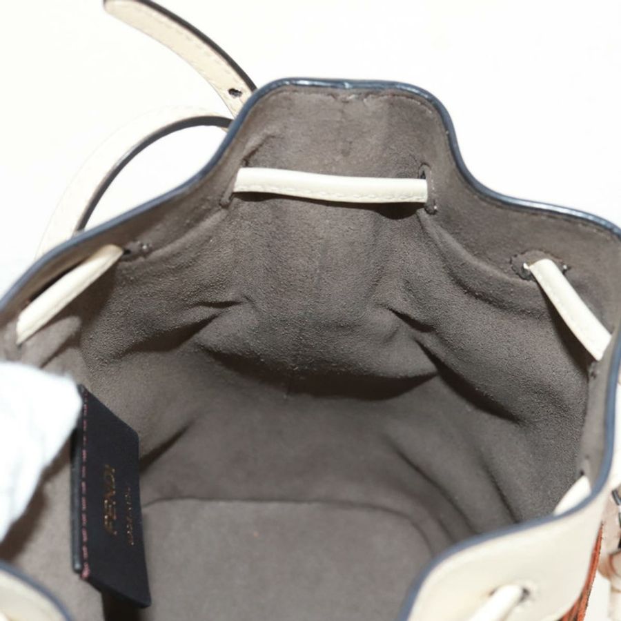 【日本直送】FENDI Zucchino帆布迷你Montrezor手提包,橘色金色,兩用款,正品,貨號159396V-22