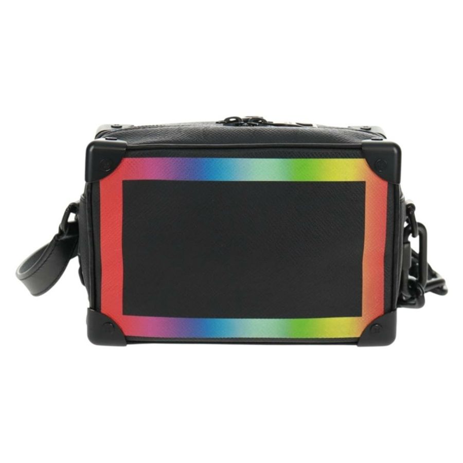 【日本直送】路易威登 Taiga Rainbow 迷你軟箱包 黑色 M30351 LV 正品 BA9470SM-1